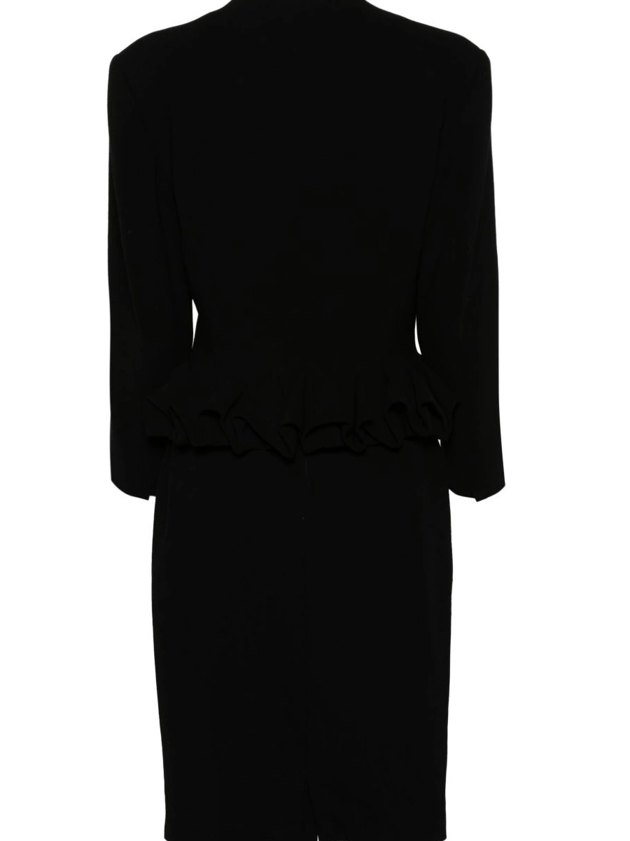 Affordable Versace ruffle-detail 1990s Women skirt suit 0717